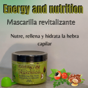 Mascarilla Energy & Nutrition
