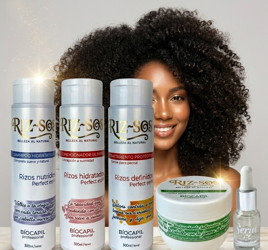 kit de rescate para cabello Rizado y Ondulado