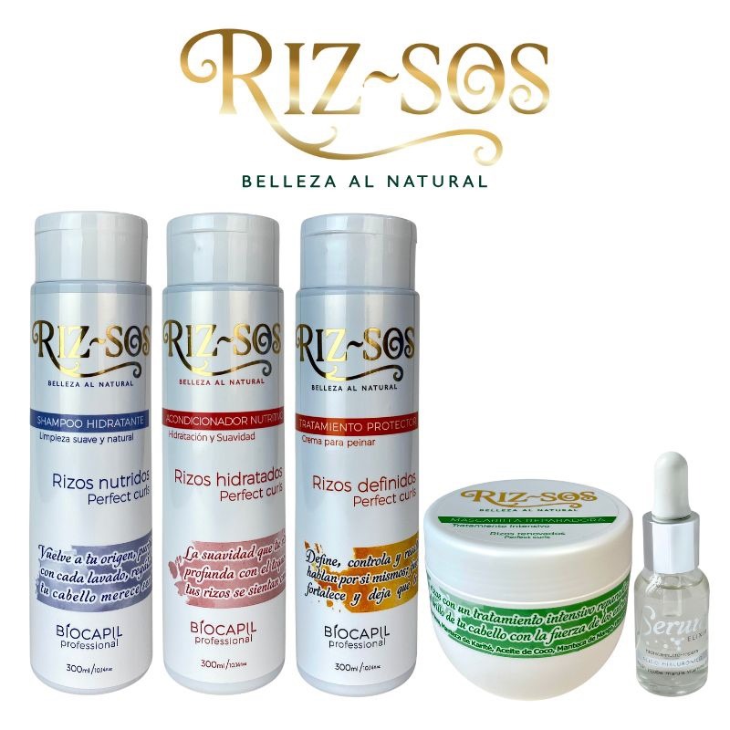 kit de rescate para cabello Rizado y Ondulado